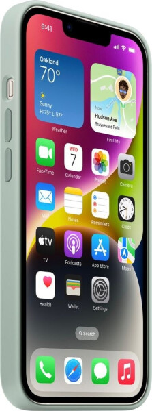 Apple Silikon Case mit MagSafe (iPhone 14 Plus) Agavengrün, Bild 7
