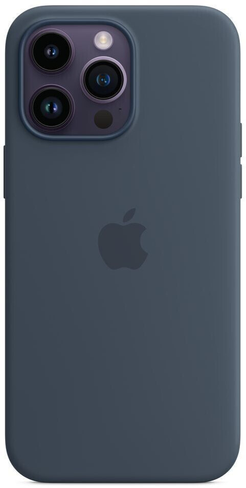 Apple Silicone Case with MagSafe (iPhone 14 Pro Max) Storm Blue