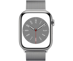 Apple Watch Series 8 4G 2024 45mm Milanaise 595,04 | Preisvergleich ab bei silber silber Edelstahl Preise) (Februar €