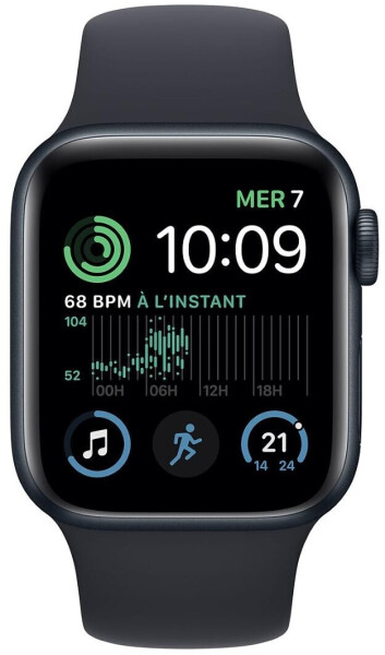 Apple Watch SE 2022 GPS 44mm Mitternacht Sportarmband Mitternacht, Bild 3