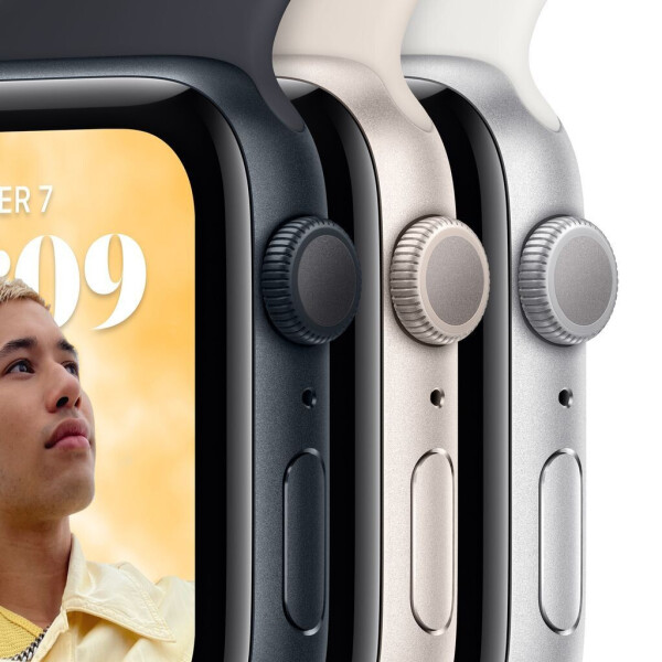 Apple Watch SE 2022 GPS 44mm Mitternacht Sportarmband Mitternacht, Bild 9