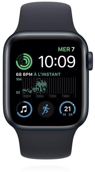 Apple Watch SE 2022 GPS 44mm Mitternacht Sportarmband Mitternacht, Bild 10