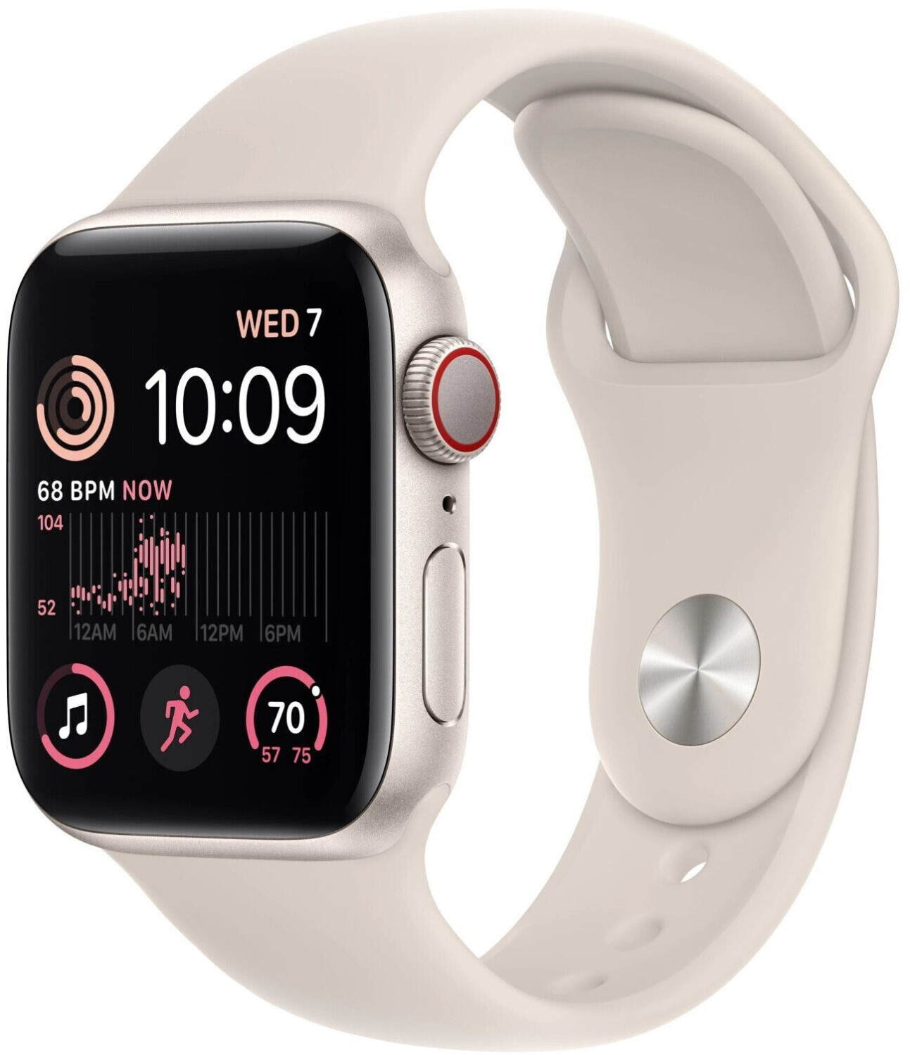 Apple Watch SE 2022 4G 40mm galassia con Cinturino Sport galassia