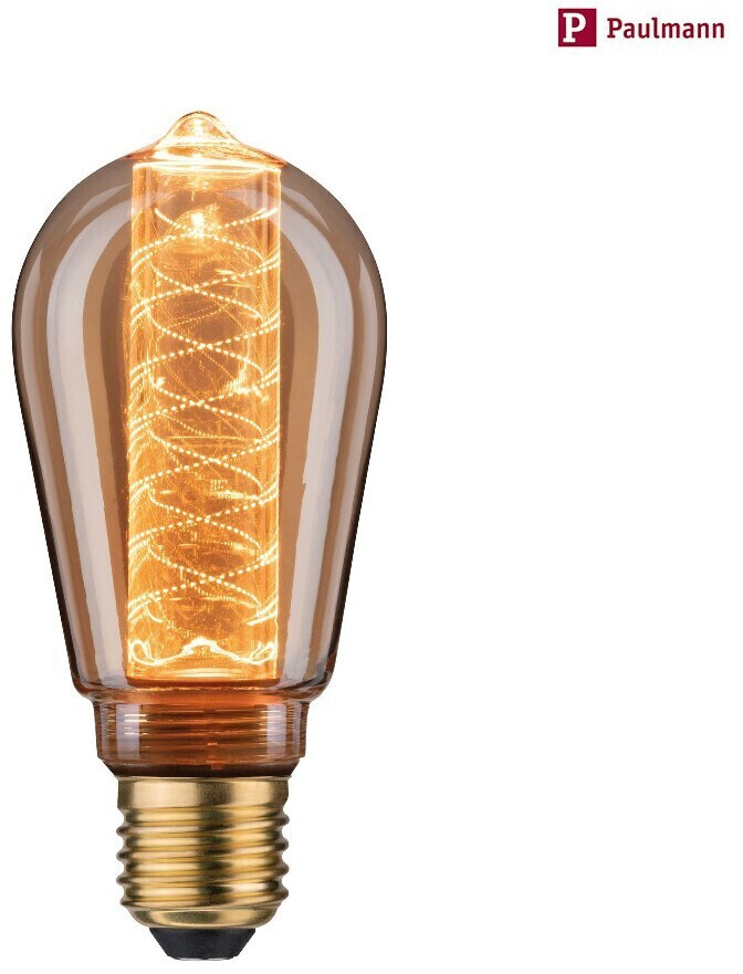 Paulmann LED Edisonlampe ST64 INNER GLOW SPIRAL E27 3.6W 1800K 120lm dimmbar  Goldglas (28829) ab 13,88 € | Preisvergleich bei