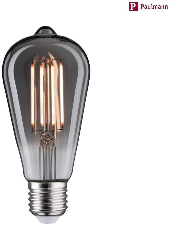 Paulmann LED Filament Edisonlampe 7.5W 1879 E27 1800K (28864) € 12,35 | VINTAGE ab bei dimmbar 320lm Preisvergleich Rauchglas ST64