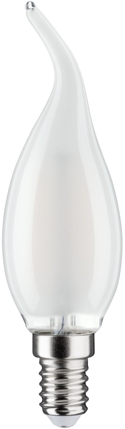 Paulmann 10x Windstoßkerzen Gold 25W E14 – Kerzenlampen, 207 Lm, 1000 H, Energieeffizienz G, 130 Mm