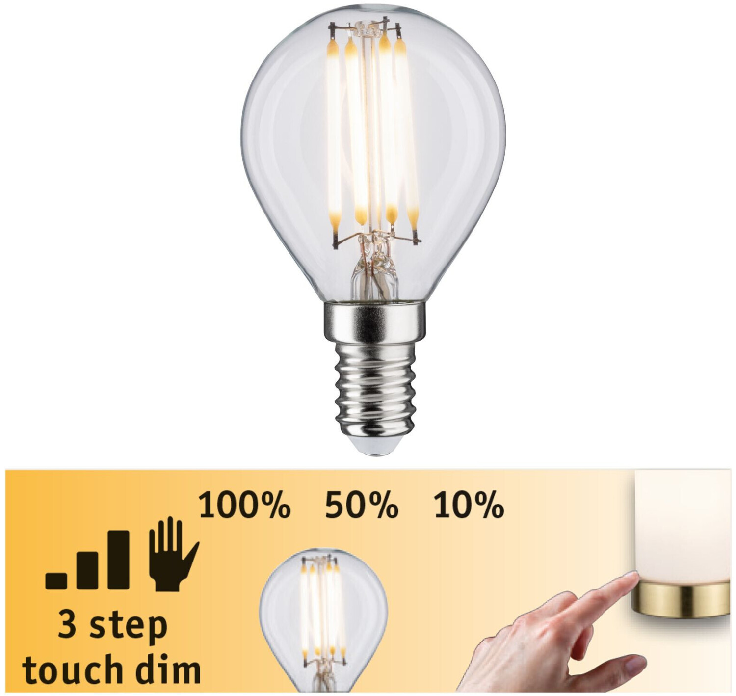 (28739) E14 LED ab Paulmann Tropfen Filament 5W € Preisvergleich klar P35 4,17 dimmbar | 2700K bei 3-stufig 432lm