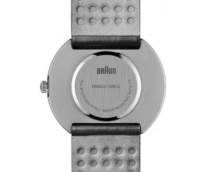 Braun Reloj Unisex De Cuero Negro Minimalista BN0021BKG Relojes