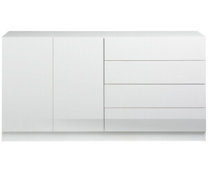 Borchardt-Möbel Sidebaord Vaasa 152x79cm glossy bei | white ab € 197,45 Preisvergleich