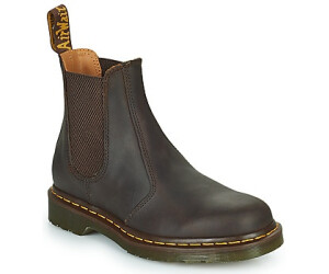 Buy Dr. Martens 2976 Yellow Stitch Chelsea Boot dark brown crazy