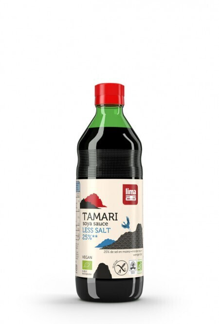 Lima Tamari sauce 25% less salt (500 ml) a € 10,94 (oggi)