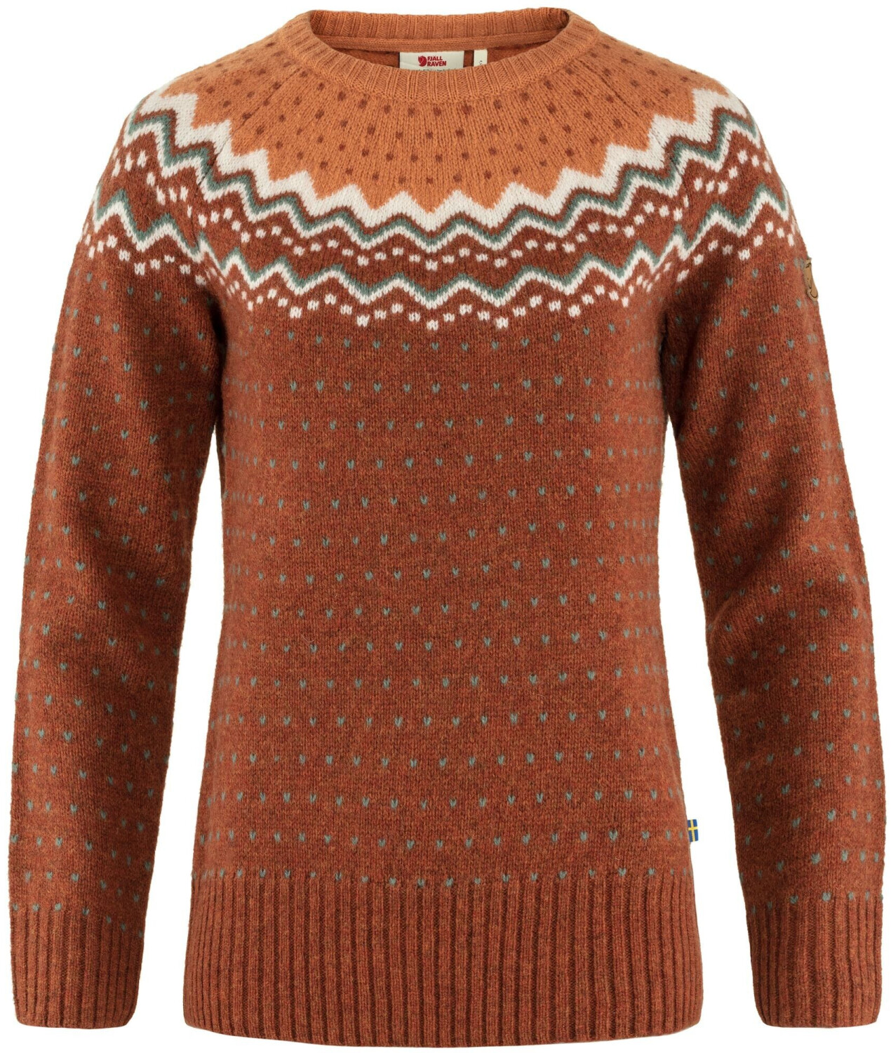Buy Fj llr ven vik Knit Sweater W autumn leaf desert brown from