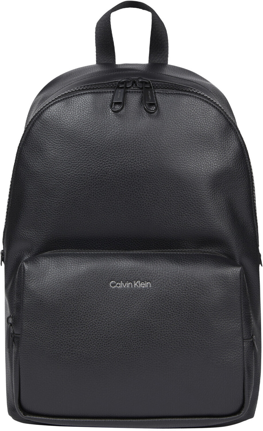 Calvin Klein Recycled Faux Leather Backpack ck black