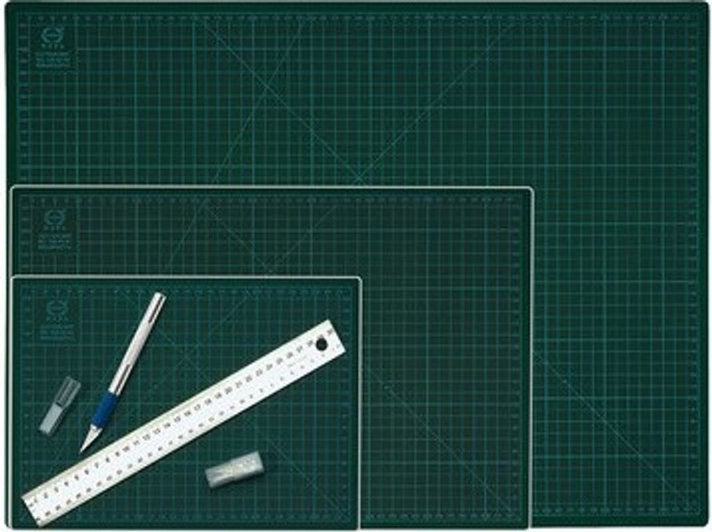 Wedo Cutting mat 79160 Cutting Mat CM60, A2, green, 60 x 45cm, self-healing