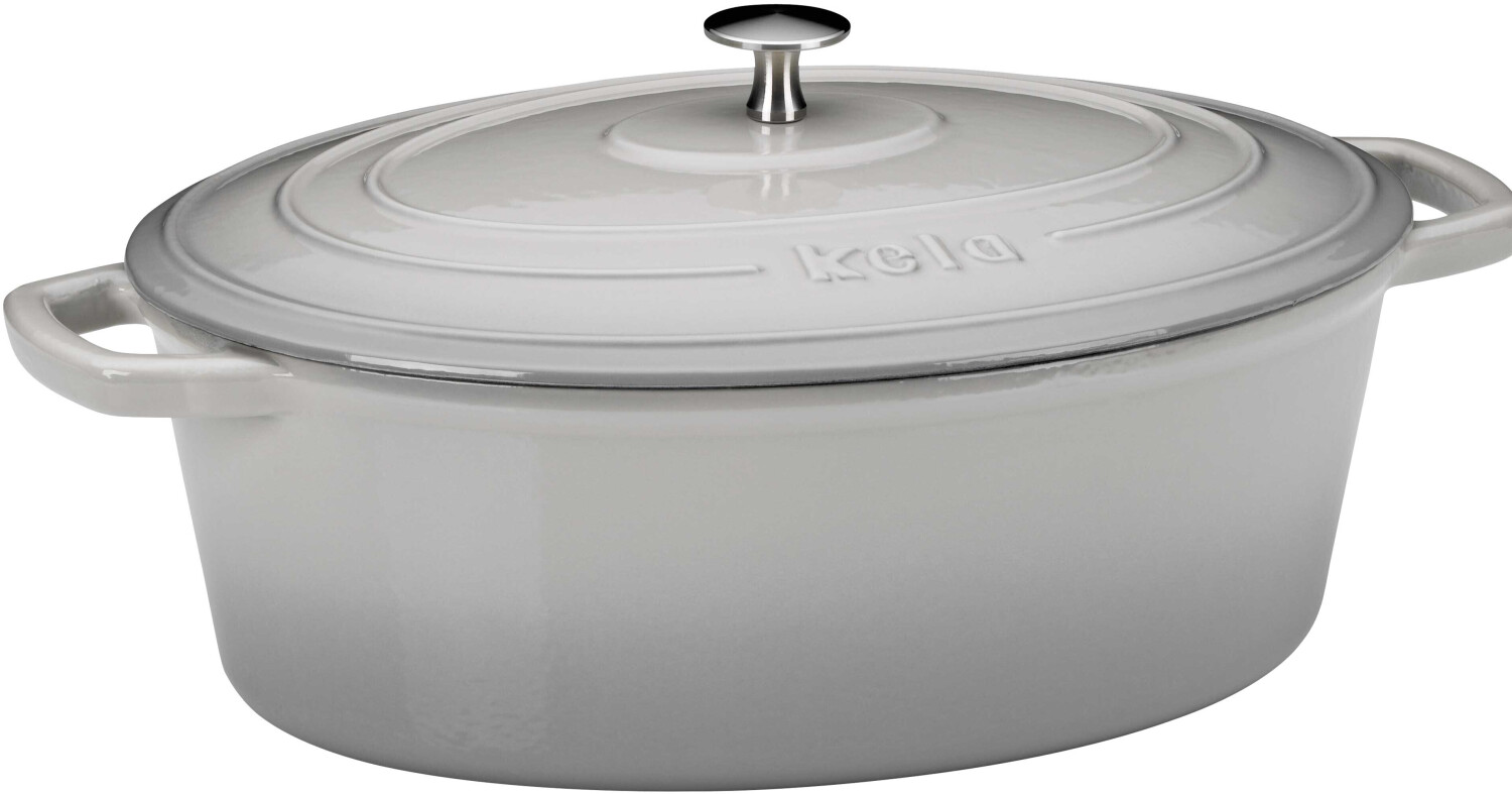 Kela Calido Roaster oval 33 x 26 x 12 cm grey