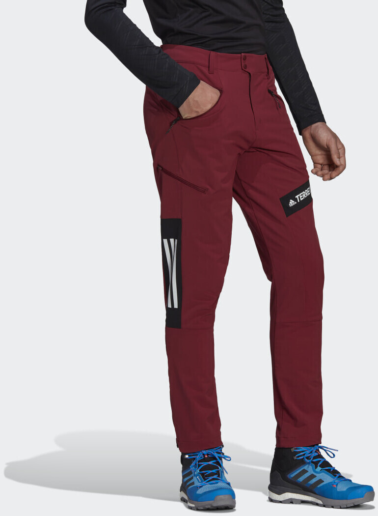 Adidas Techrock Mountaineering Softshell Pants shadow red/black ab 49