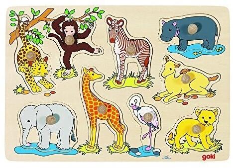 Goki Puzzle des animaux africains