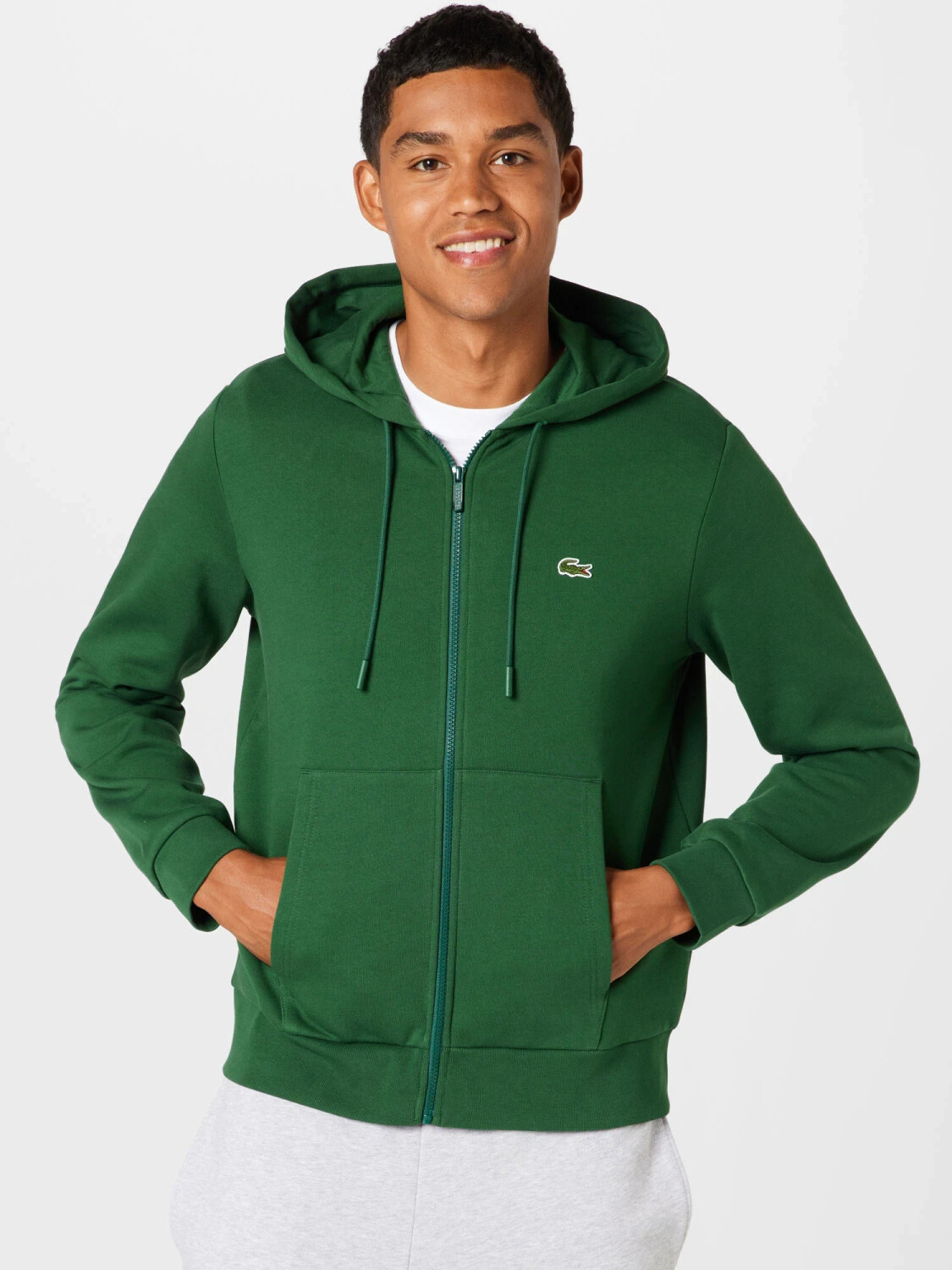 Lacoste green sweatshirt outlet