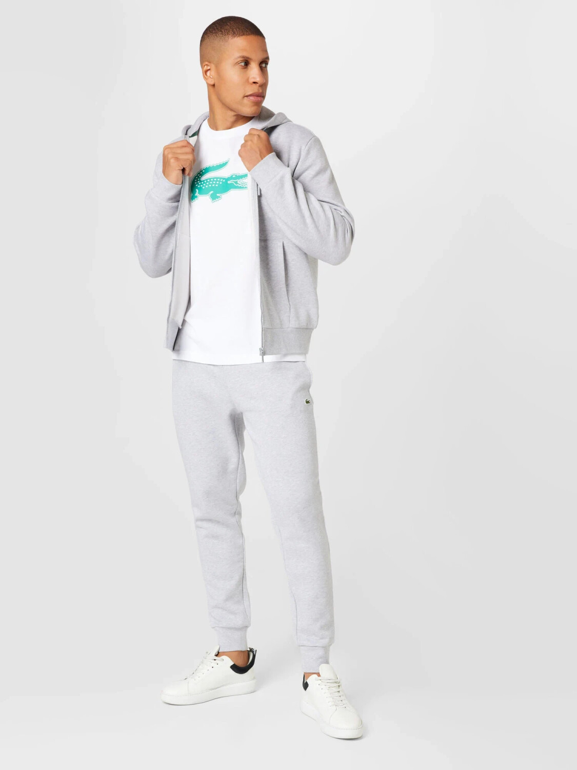 Lacoste best sale ensemble gris
