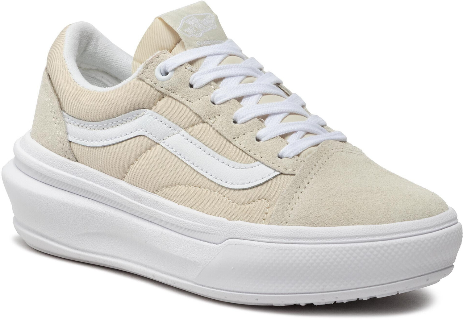 Vans old skool mujer beige best sale