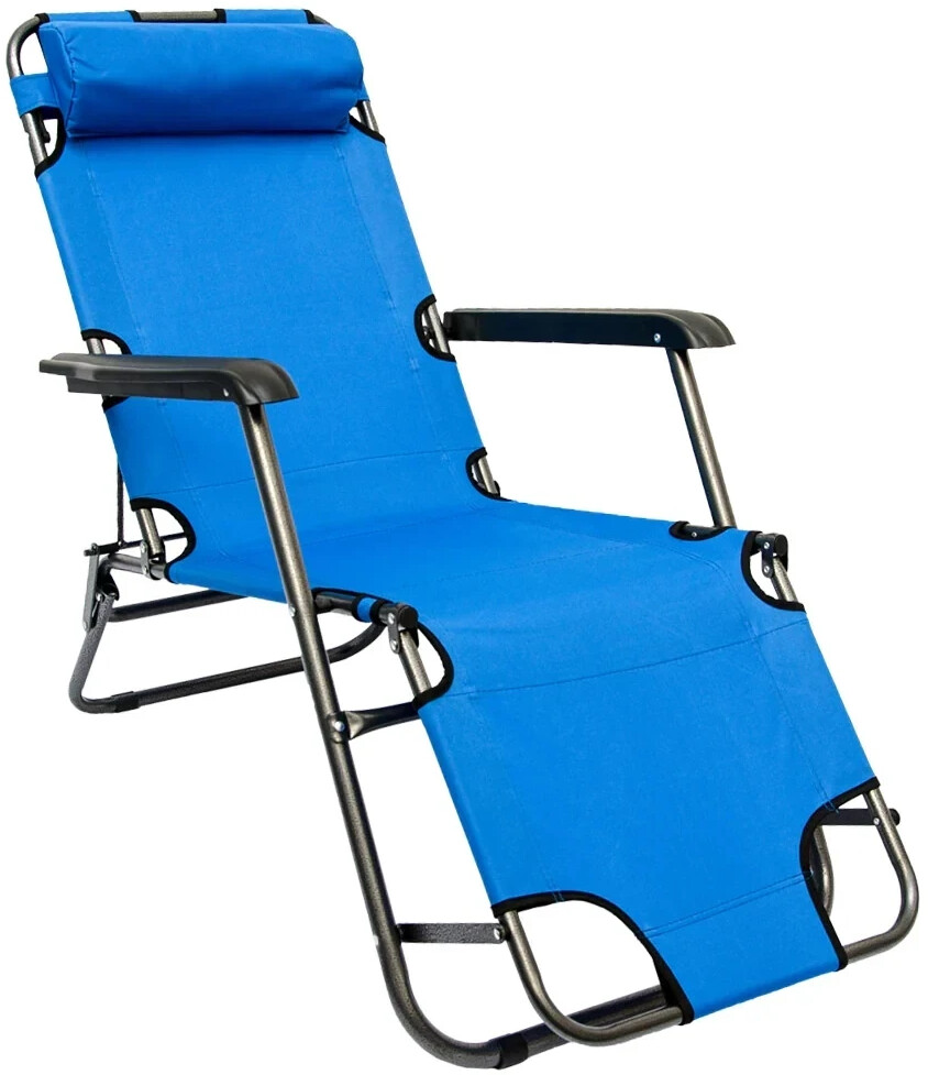 Amanka Camping lounger 153cm blue
