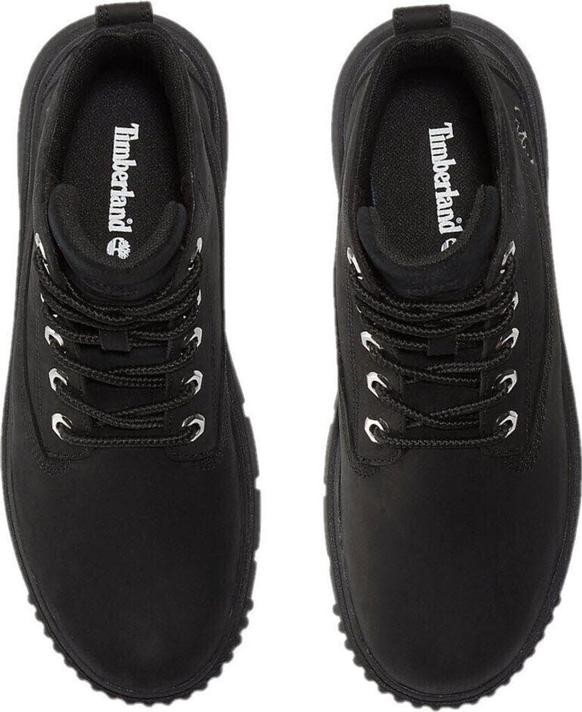 Leather cheap black timberlands