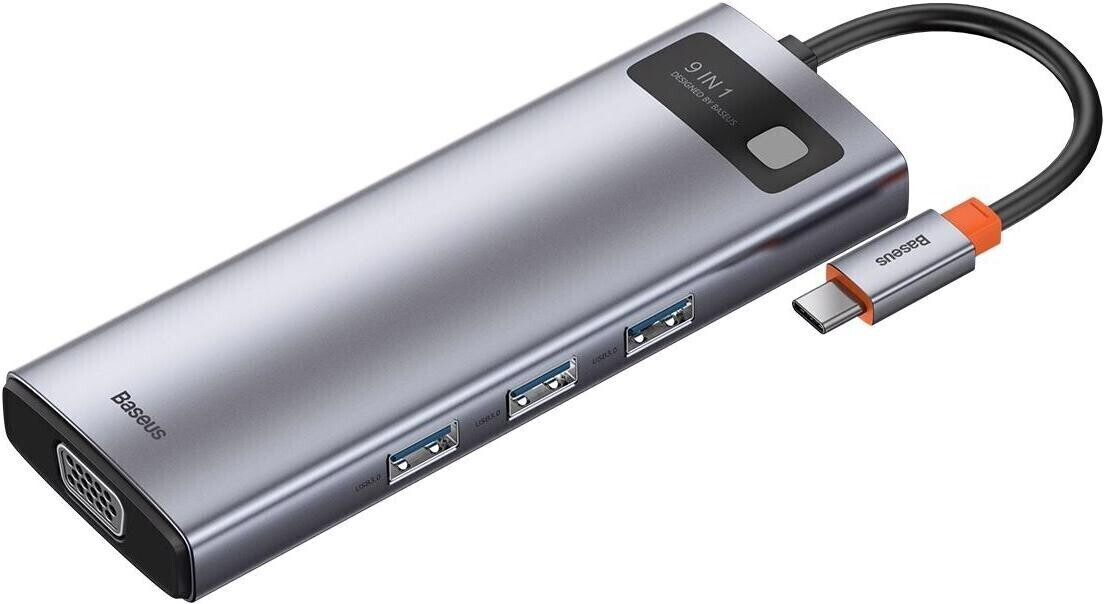 Baseus Baseus Metal Gleam 9-in-1 USB-C Dock Station