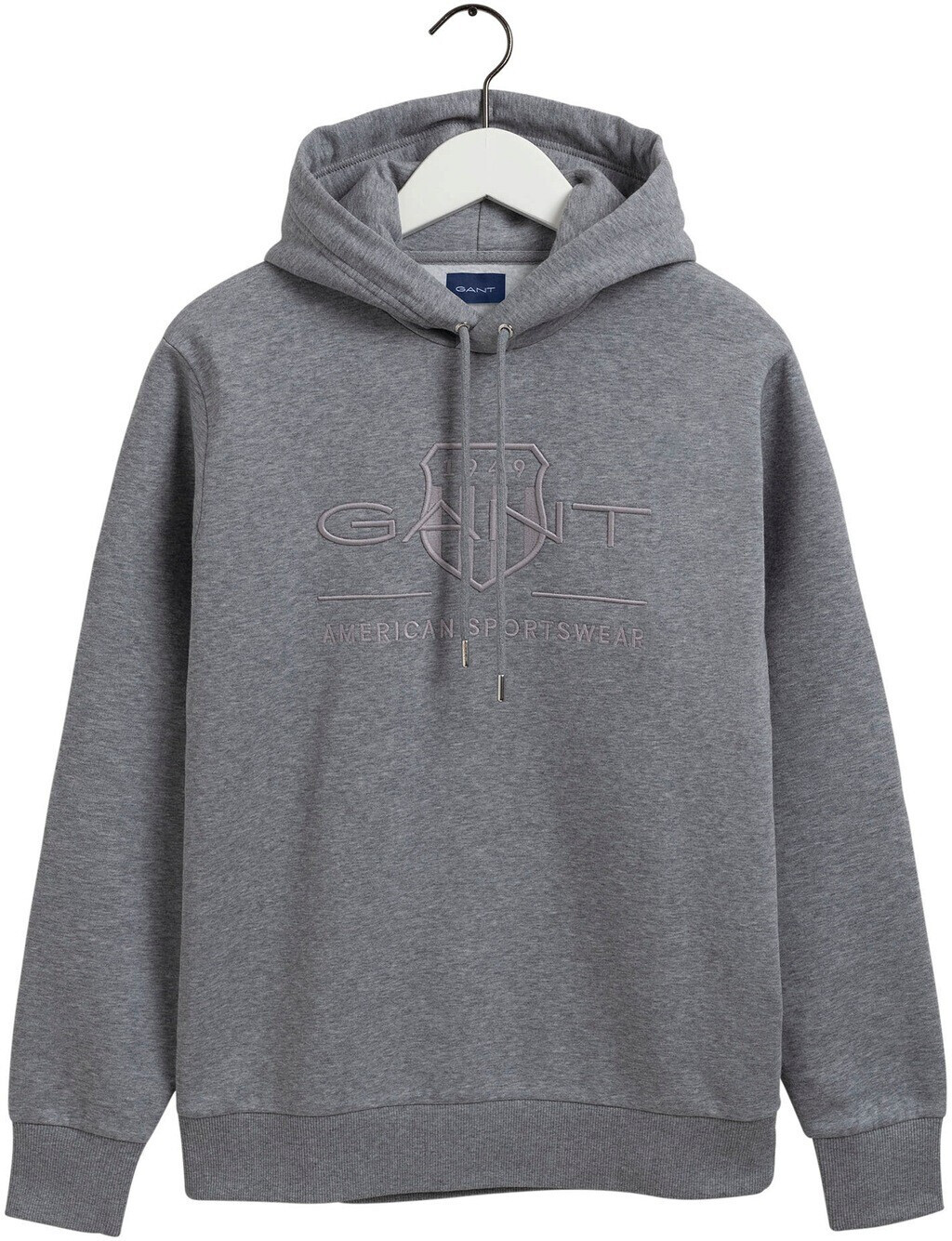 GANT Tonal Archive Shield Hoodie (2037020) grey melange