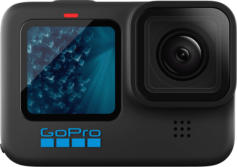 GoPro HERO11 (HERO 11) (New) - 27MP Waterproof Action Camera + 64GB Card  and 2 Extra Batteries
