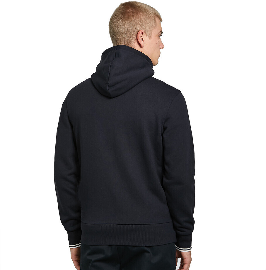 Buy Fred Perry Hooded Zip Through Zipper jacket J7536 795 navy