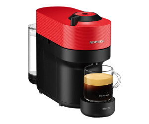 Krups nespresso yy4888fd vertuo pop rouge machine a café capsules,  cafetiere compacte, 4 tailles de tasses, expresso, bluetooth KRUYY4888FD -  Conforama