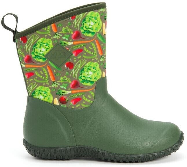 Muck Boot Women's Muckster II Mid Wellies green veggie print