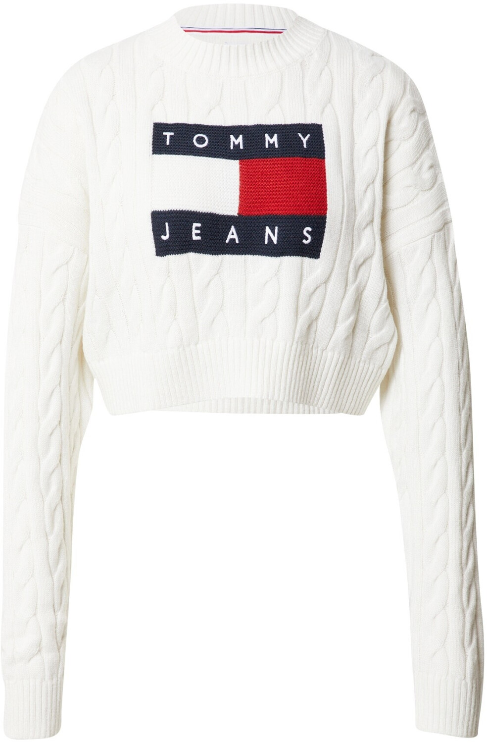 Buy Tommy Hilfiger Boxy Cable Knit Jumper DW0DW14261 from 43.00