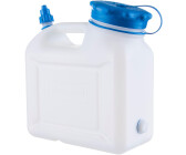 Relaxdays Wasserkanister mit Hahn BPA-frei 18L weiß/blau ab 21,99