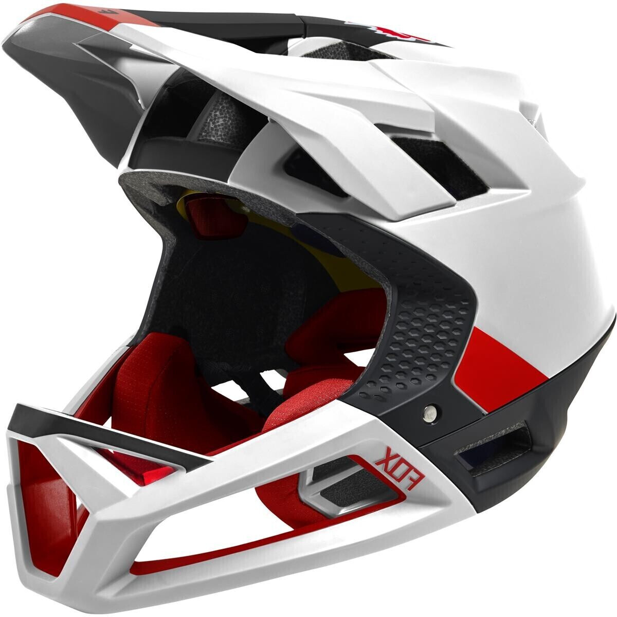 Fox Proframe blanc/rouge/noir