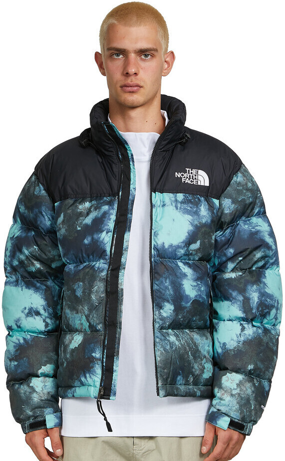 The North Face Men s Printed 1996 Retro Nuptse Down Jacket wasab ice dye print au meilleur prix sur idealo