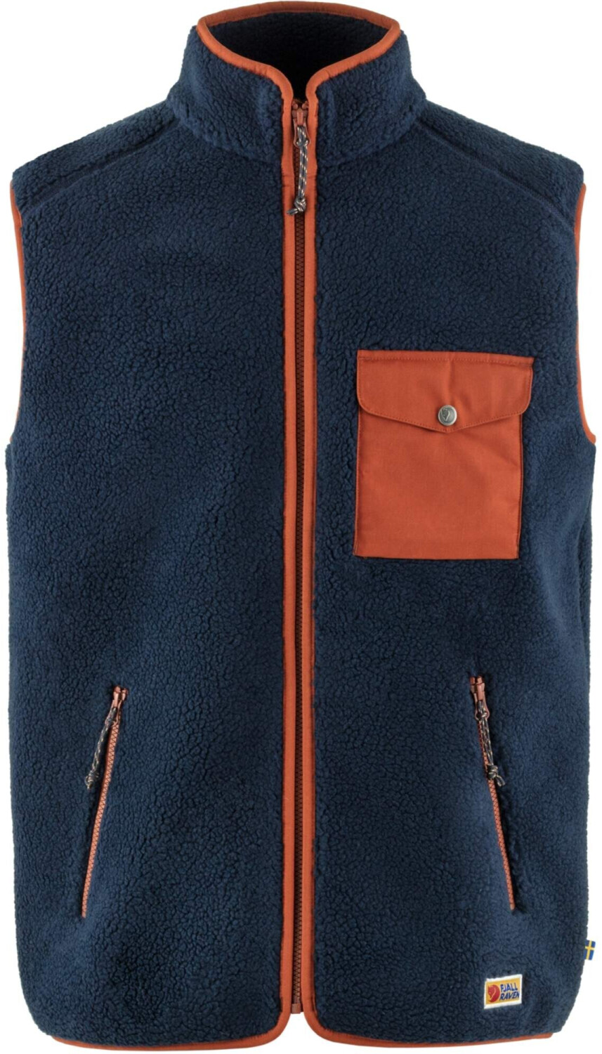 Fjällräven Vardag Pile Fleece Vest M navy/autumn leaf