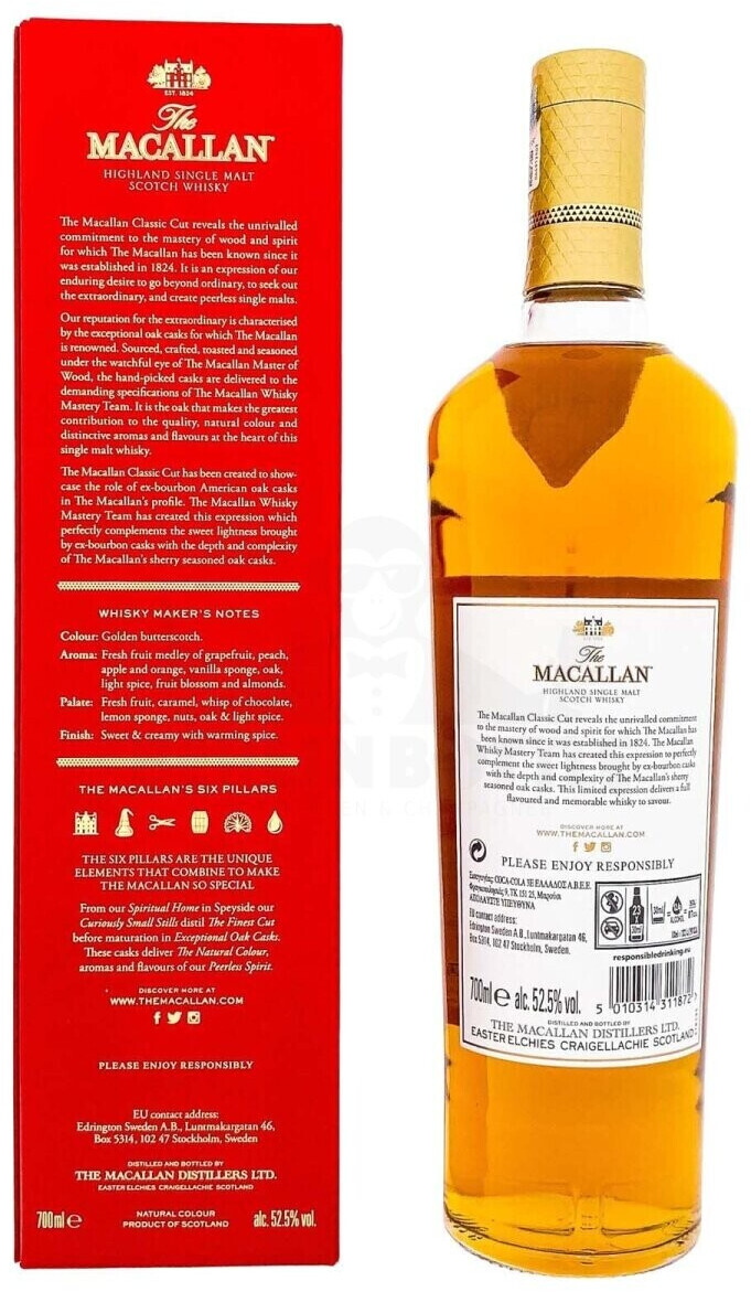 The Macallan Classic Cut 2022 Limited Edition 0,7l 52,5 ab 195,00