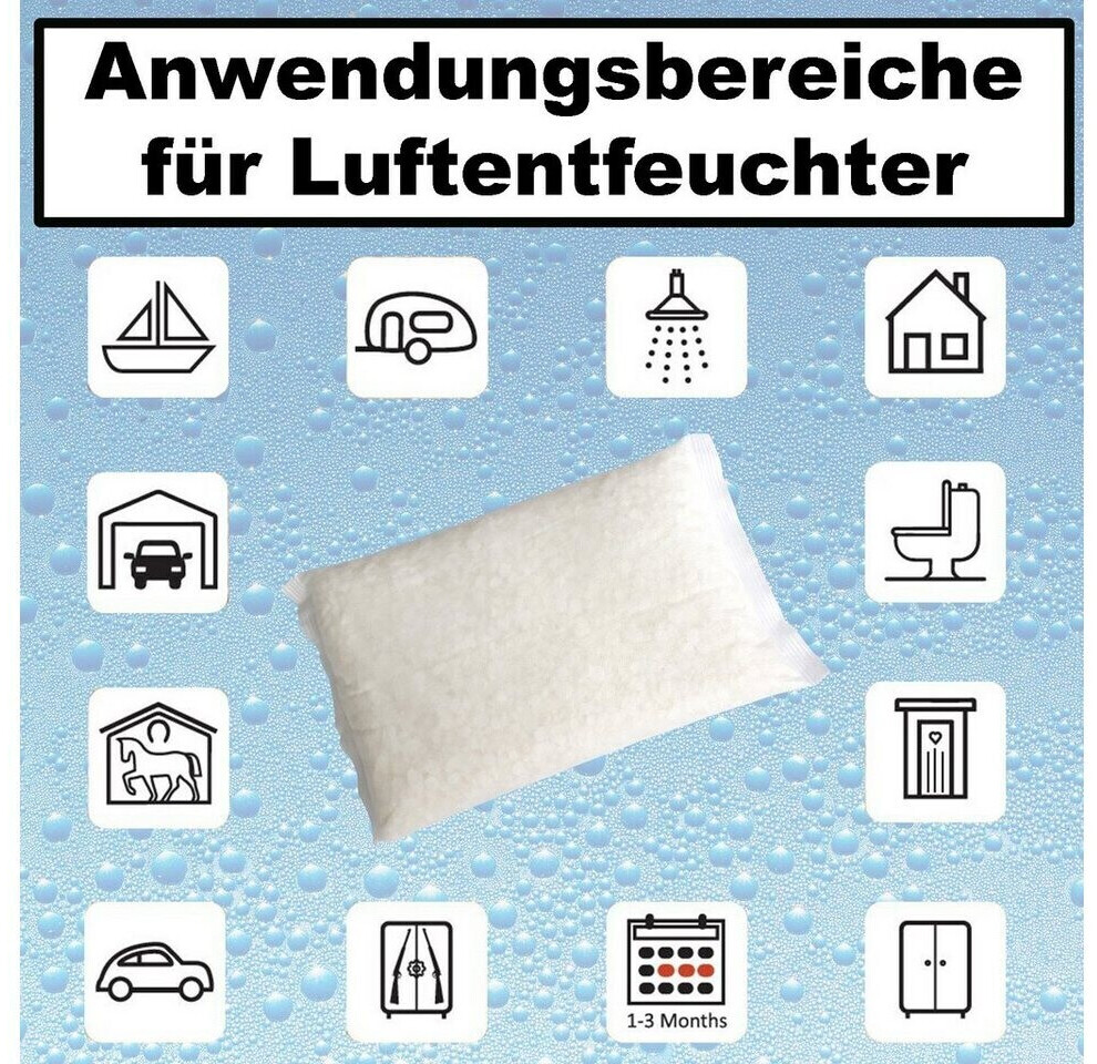 Cago Luftentfeuchter Granulat im Vliesbeutel Nachfüllpack 12 x 1kg