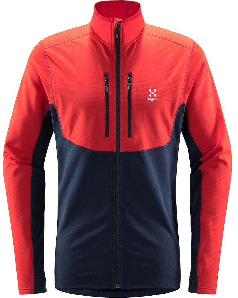 Haglöfs Roc Sheer Mid Jacket Men zenith red/tarn blue