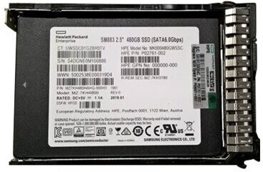 HPE SATA III 480 Go 2.5 (P09907-001)
