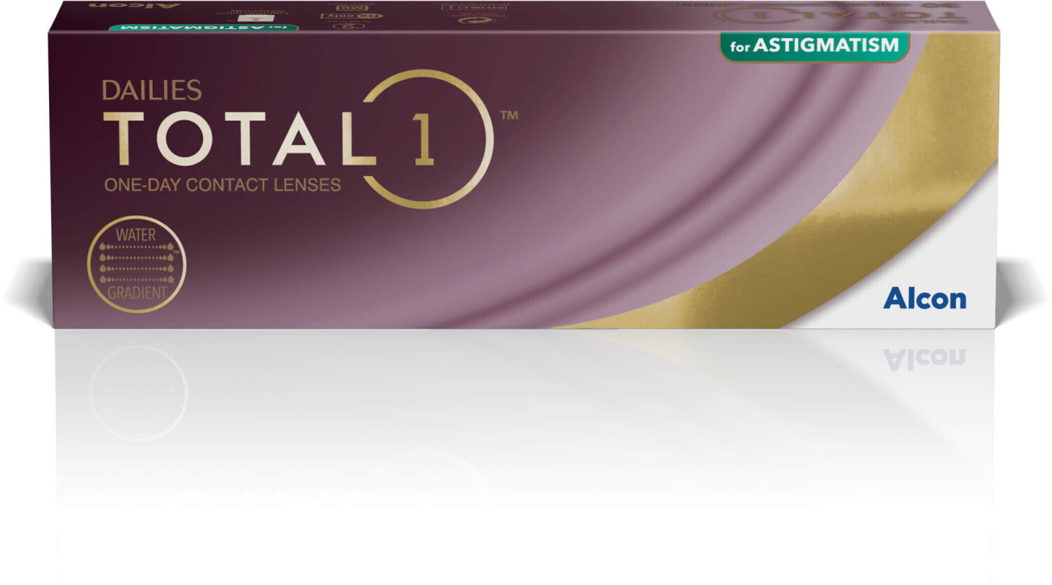 Alcon Dailies Total 1 for Astigmatism +0.75 (30 lentilles)