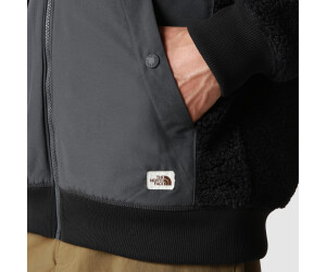 North face bomber jacket mens black store
