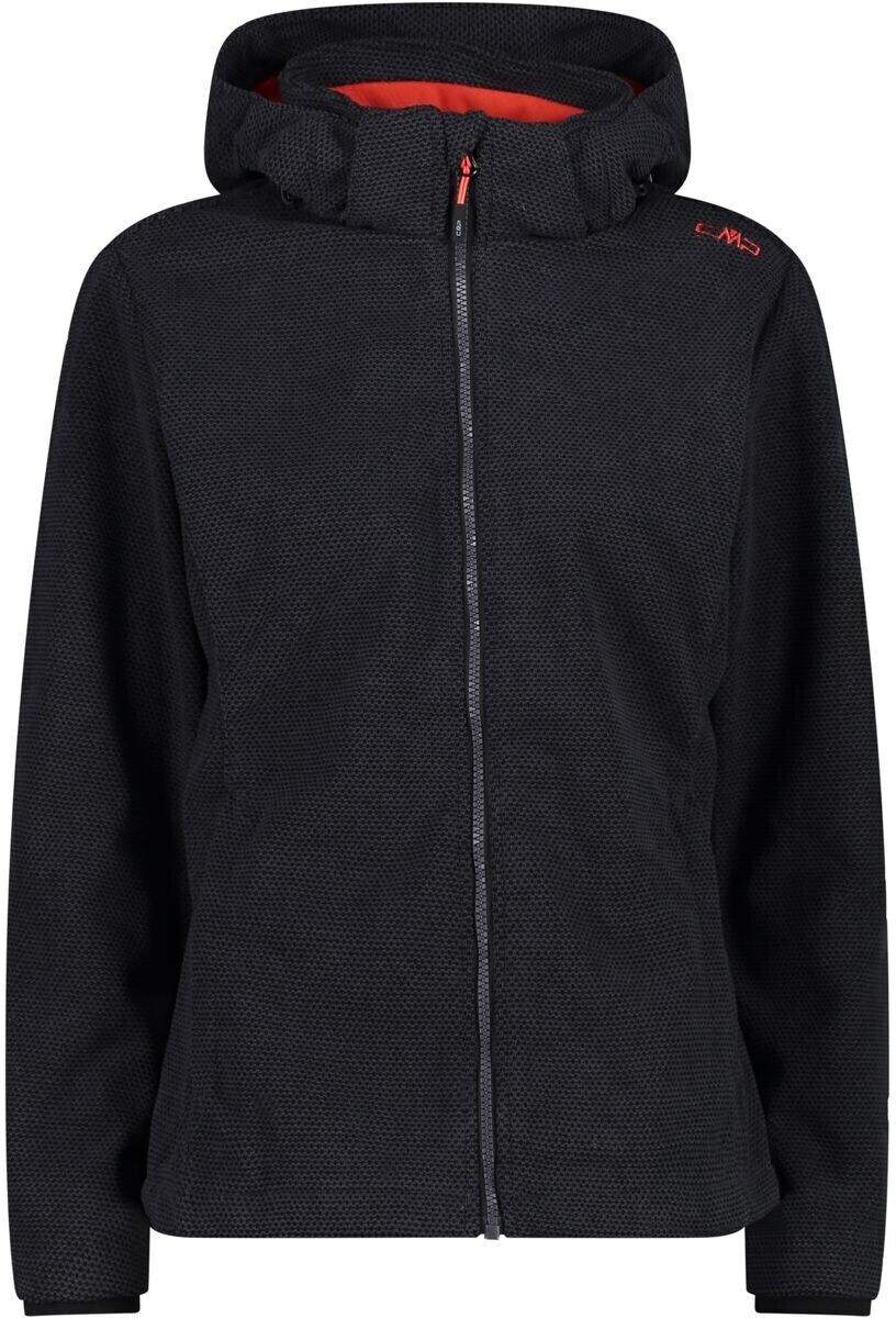 CMP Woman Jacquard-Softshell-Jacket (32A1416) titan/black/campari