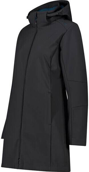 CMP Women Softshell Coat Zip Hood (3A08326) anthracite/deep lake