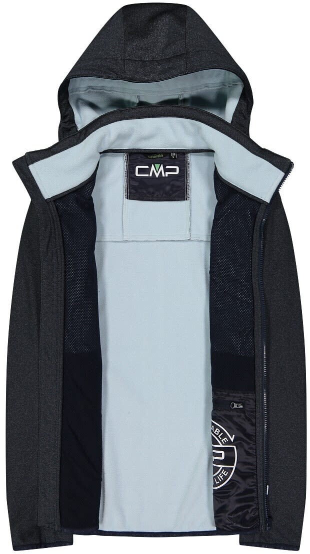 Damen-Softshell Polyester € aus CMP ab (32A1466) schwarz/blau melange | Preisvergleich recyceltem bei 62,55