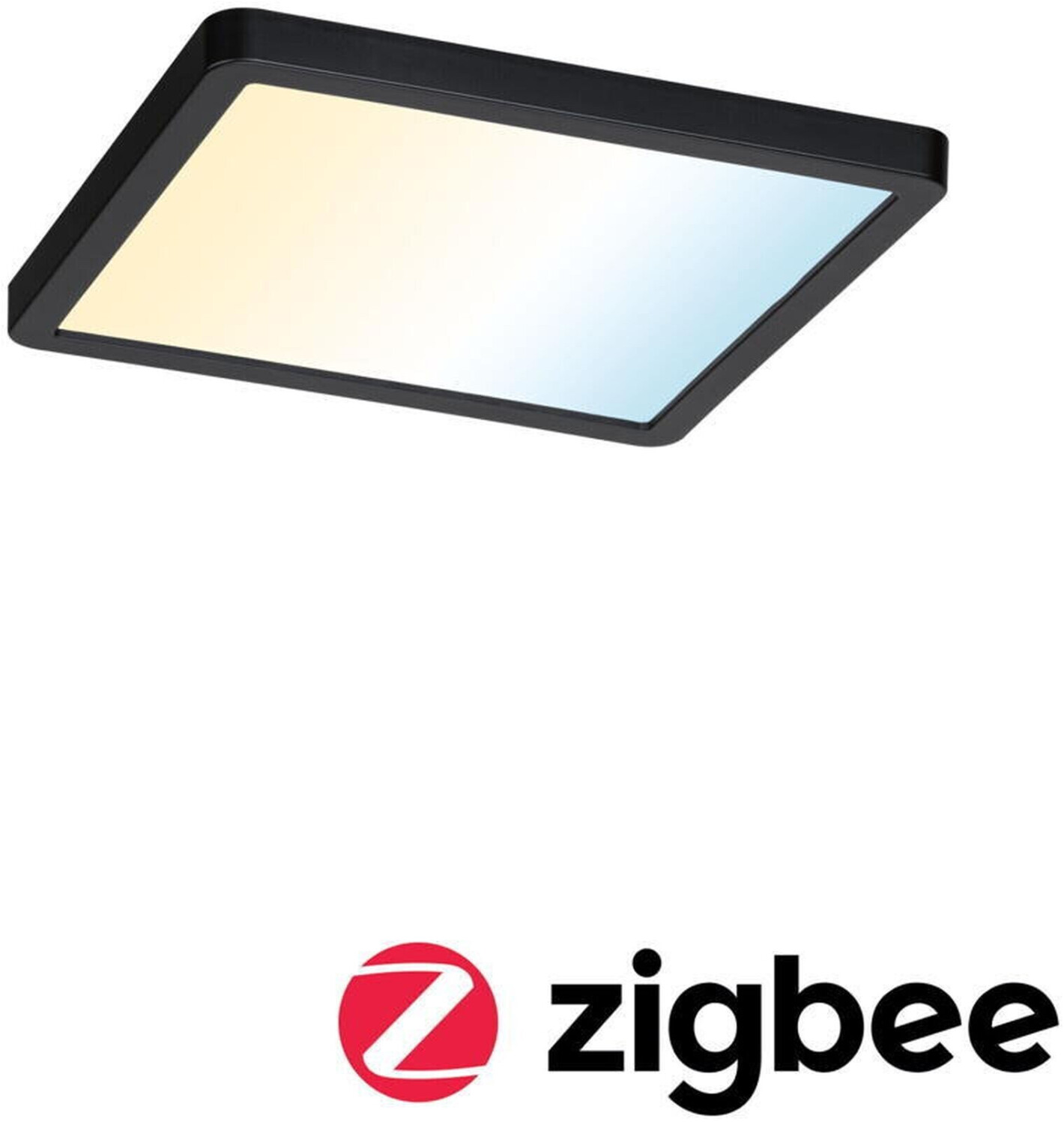Paulmann LED Einbaupanel Areo Zigbee schwarz 13W/1200lm IP44 tunable white  (79966) ab 53,48 € | Preisvergleich bei