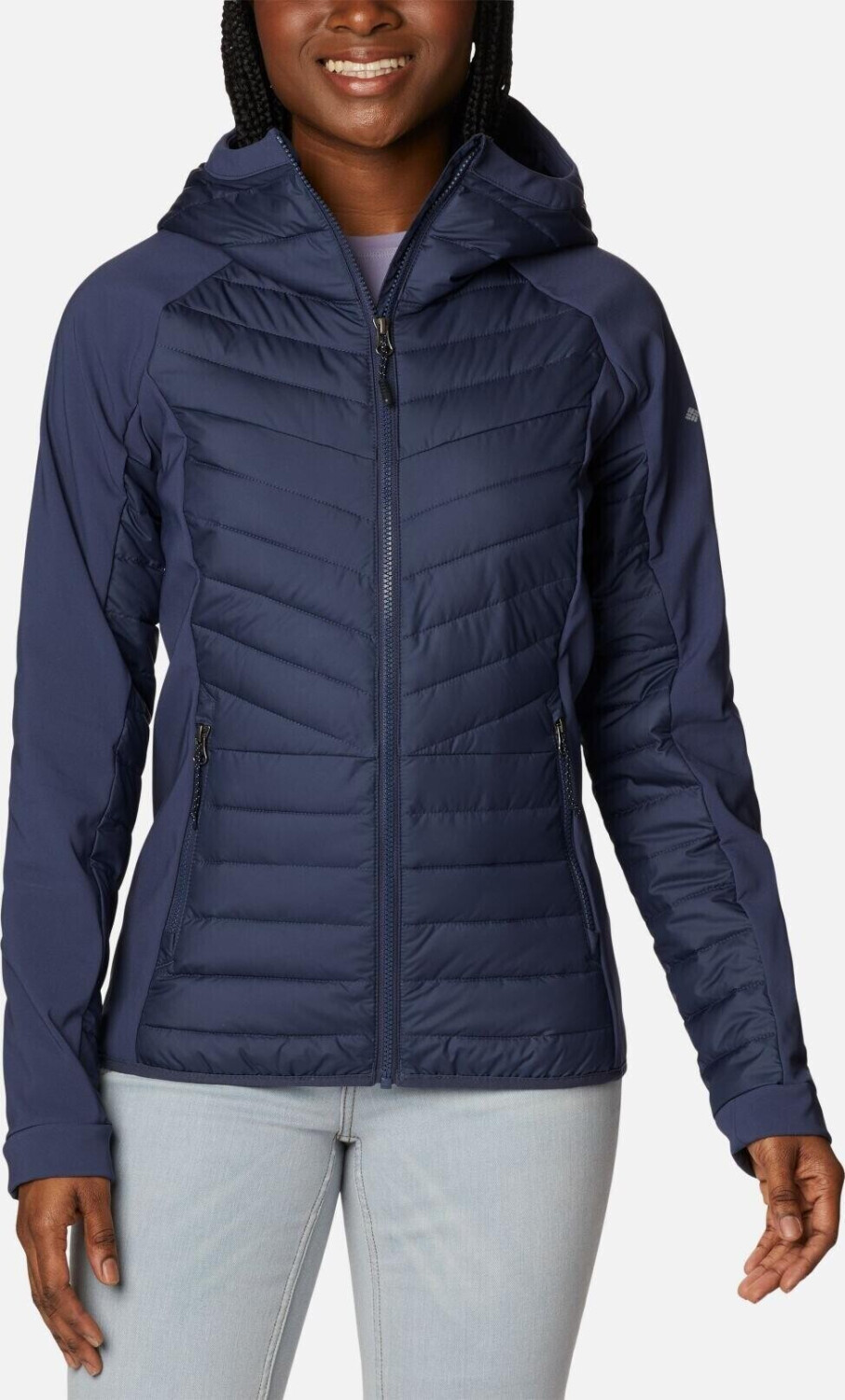 Columbia Women's Powder Lite Hybrid Hooded Jacket nocturnal