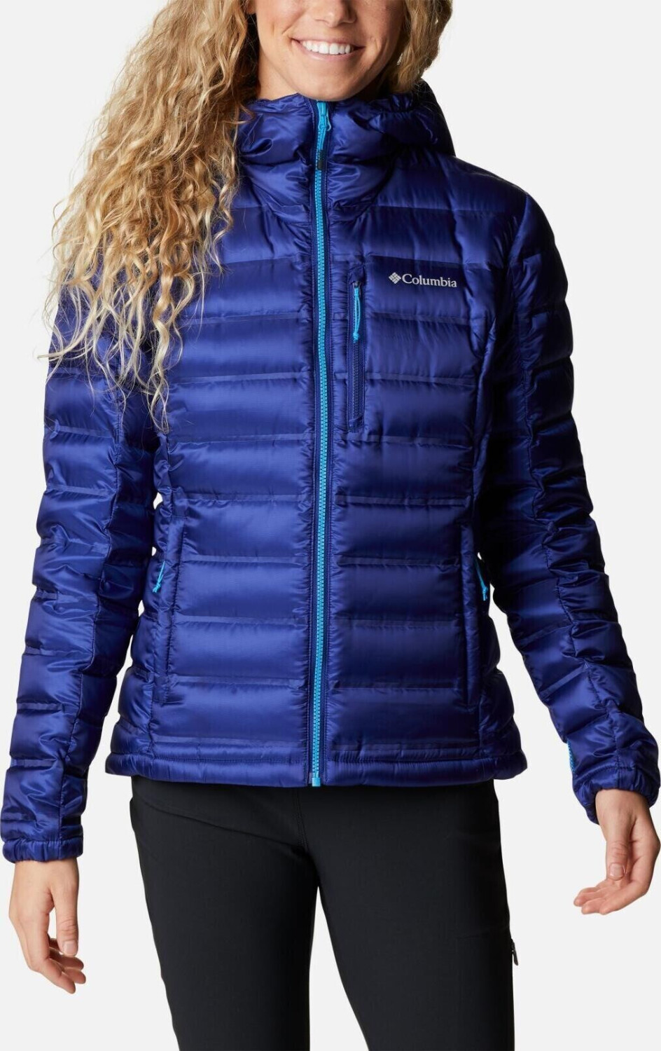Columbia Women's Pebble Peak Down Hooded Puffer Jacket dark sapphire