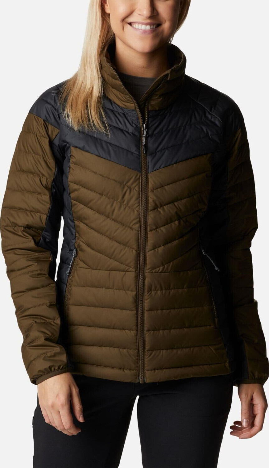 Columbia Women's Powder Lite II Down Jacket olive green/black